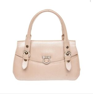 Salvatore Ferragamo Saffiano Leather Top Handle Bag